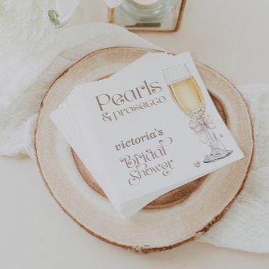 Pearls & Prosecco  Elegant Napkins