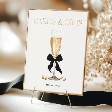 Pearls & Prosecco  Favors Sign
