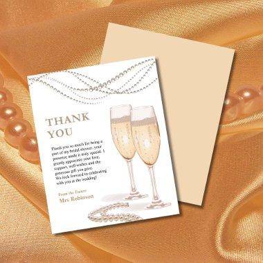 Pearls & Prosecco  Thank You