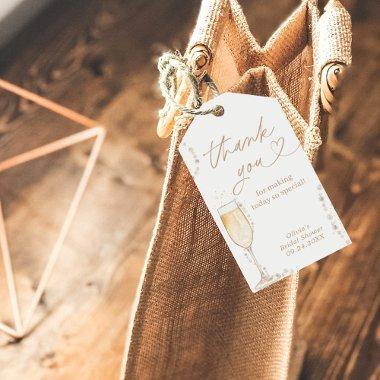 Pearls & Prosecco  Thank You Tags