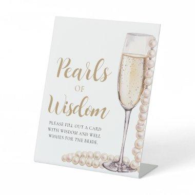 Pearls & Prosecco Champagne Pearls of Wisdom Sign