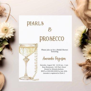 Pearls Prosecco elegant