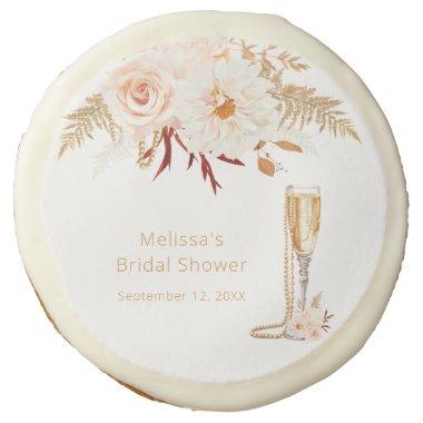Pearls & Prosecco Floral  Sugar Cookie