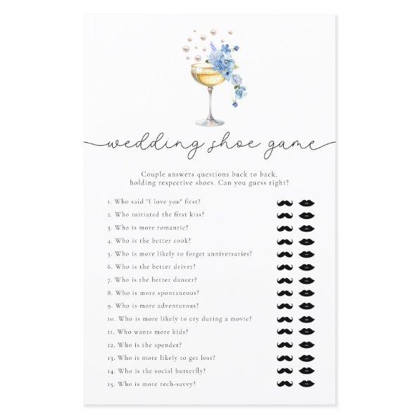 Pearls & Prosecco Wedding Shoe  Game