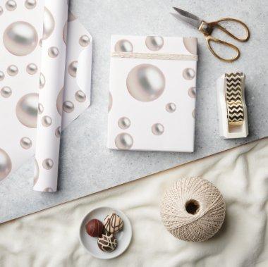 Pearlsa and Prosecco  Wrapping Paper