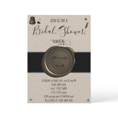 Pen & Inkwell | Bridal Shower Invitations