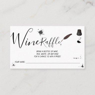 Pen & Inkwell | Wine Raffle Wedding Shower Invitations