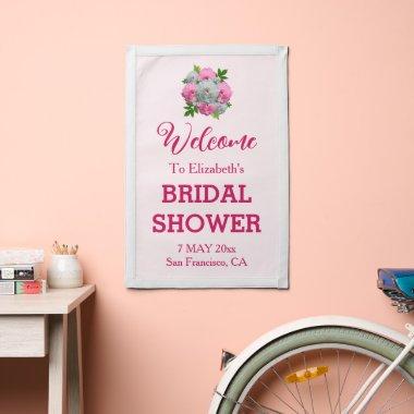 Peony Bouquet  Pennant