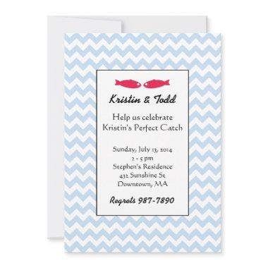 Perfect Catch Bridal Shower Invitations