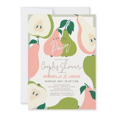 Perfect Pair Pink & Green Pear Couples Shower