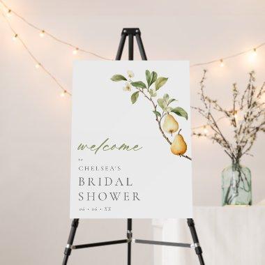 Perfect Pear  Welcome Foam Board