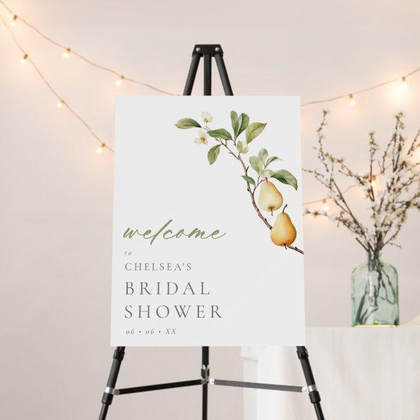 Perfect Pear  Welcome Foam Board