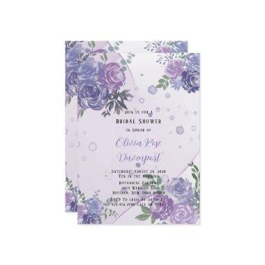 Periwinkle Purple Peony Alcohol Ink