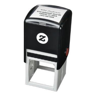 Personal Home Office Mailing Return Address Self-inking Stamp