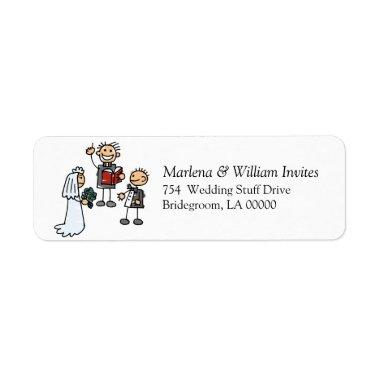 Personalisable Save The Date Invites Envelope Label