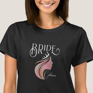 Personalised Bride Team Bachelorette Hen Party T-Shirt