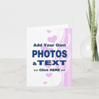 personalize photos text add images customize make Invitations