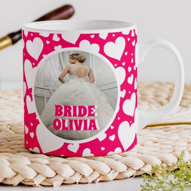 Personalized Bachelorette Bride Photo Coffee Mug