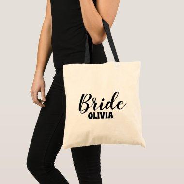 Personalized Bachelorette Bride Tote Bag