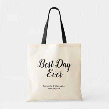Personalized Best Day Eve Wedding shower Tote Bag