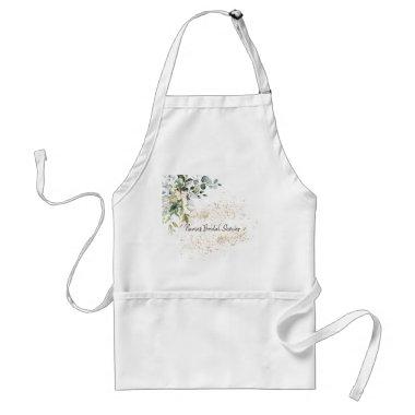 Personalized Bridal Shower Apron-Autographable! A Adult Apron