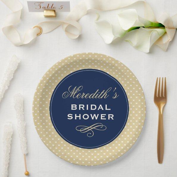 Personalized Bridal Shower Paper Plates
