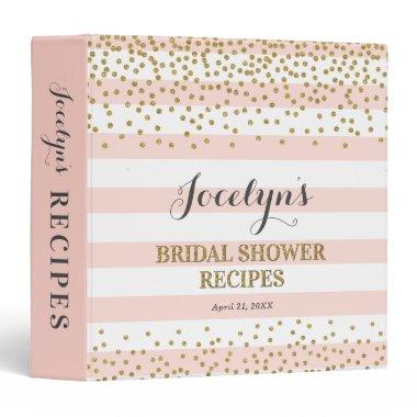 Personalized  Recipe Keepsake Book 3 Ring Binder