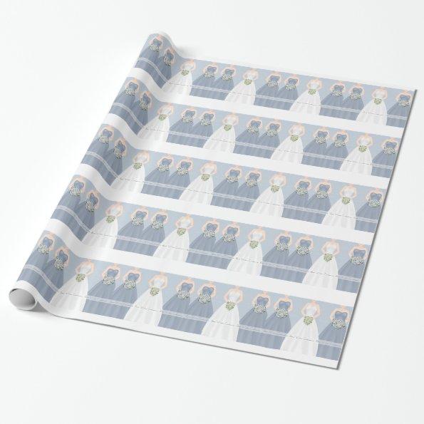 Personalized Bridal Shower Wrapping Paper