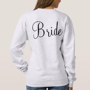 Personalized Bride Gift Custom Name Present Sweatshirt