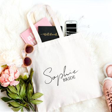 Personalized Bride Tote Bag