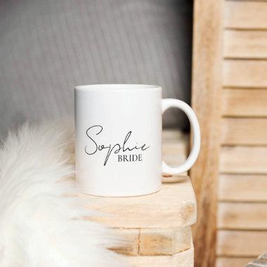 Personalized Bride Two-Tone Coffee Mug