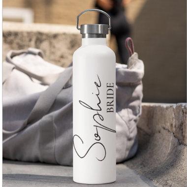 Personalized Bride Water Bottle