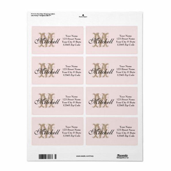 Personalized choose color Shipping address labels