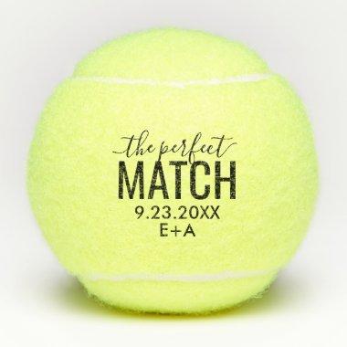 Personalized Custom Tennis Balls Perfect Match
