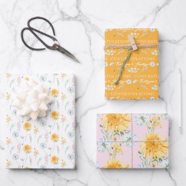 Personalized Dandelion Wrapping Paper Sheets