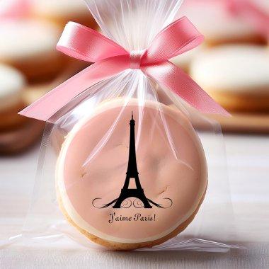 Personalized Eiffel Tower J'aime Paris! Sugar Cookie