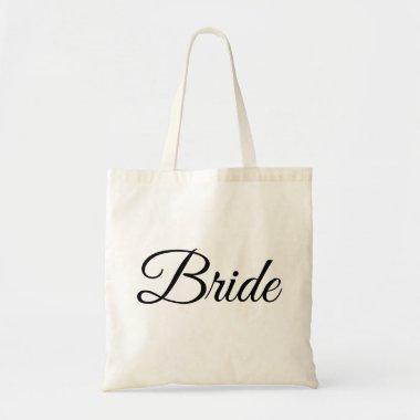 Personalized Elegant Bride wedding Adult gift Tote Bag