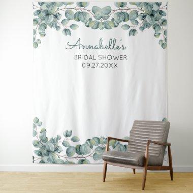 Personalized Eucalyptus  Photo Prop Tapestry