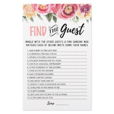 Personalized Find the guest  game