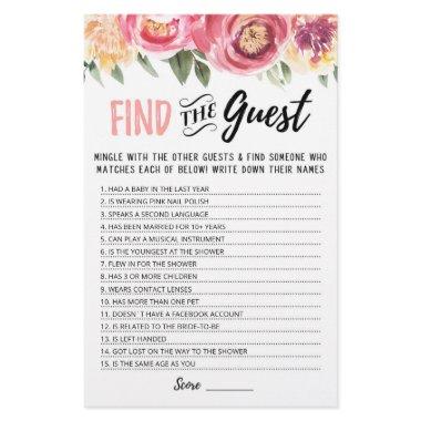 Personalized Find the guest  game