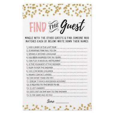 Personalized Find the guest  game
