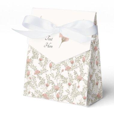 Personalized Floral Bridal Shower Favor Box