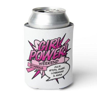 Personalized GIRL POWER Girls Weekend Can Cooler