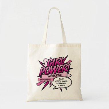 Personalized GIRL POWER Girls Weekend Tote Bag