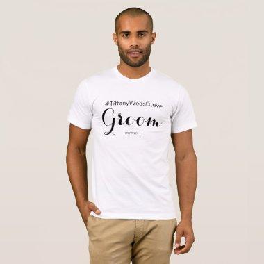 Personalized Groom T-shirt from Bridal Set