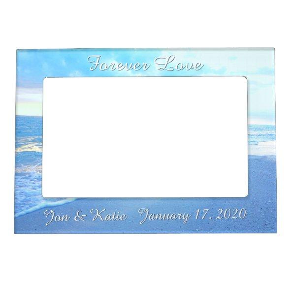 Personalized Magnetic Picture Frames BEACH