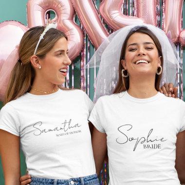 Personalized Maid Of Honor Gift Ideas T-Shirt