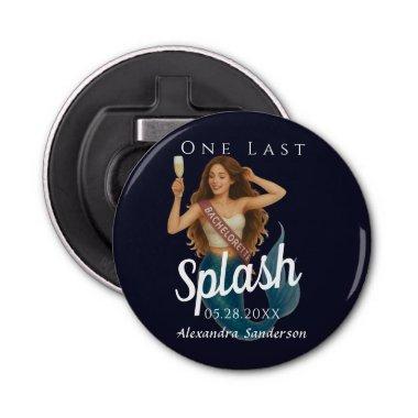 personalized mermaid bachelorette Beach Bottle Opener
