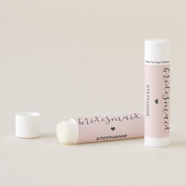 Personalized Minimalist Bridesmaid Custom Gifts Lip Balm