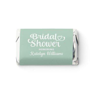 Personalized Mint Green Wedding  Hershey's Miniatures